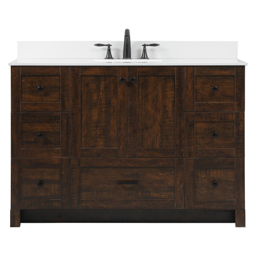 Elegant Bathroom Vanity - Espresso (VF2848EX-BS)