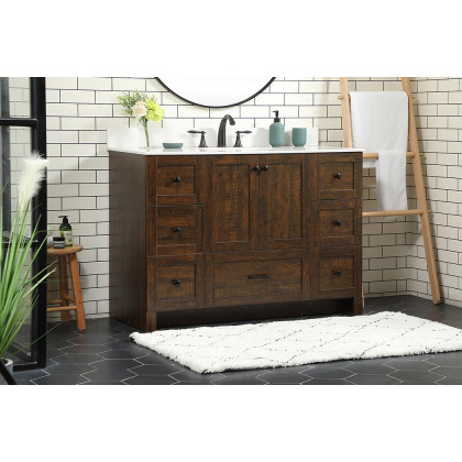 Elegant Bathroom Vanity - Espresso (VF2848EX-BS)