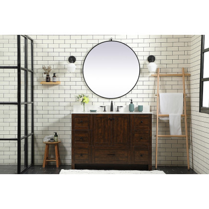 Elegant Bathroom Vanity - Espresso (VF2848EX-BS)