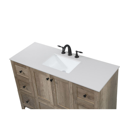 Elegant Bathroom Vanity - Natural Oak (VF2848NT)