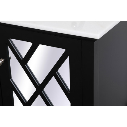Elegant Bathroom Vanity - Black, L 21" (VF30221BK)