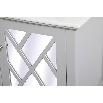 Elegant Bathroom Vanity - Gray, L 21" (VF30221GR)