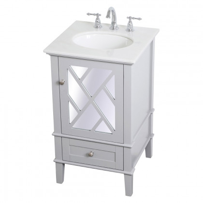 Elegant Bathroom Vanity - Gray, L 21" (VF30221GR)