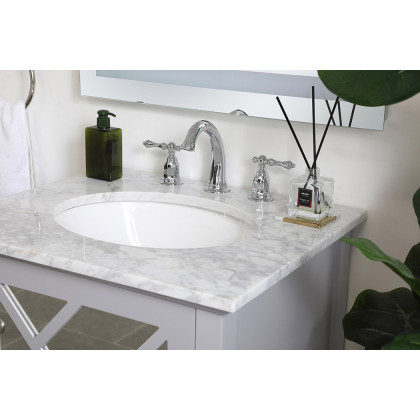 Elegant Bathroom Vanity - Gray, L 24" (VF30224GR)