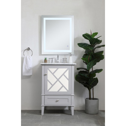 Elegant Bathroom Vanity - Gray, L 24" (VF30224GR)