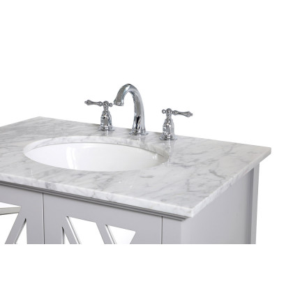 Elegant Bathroom Vanity - Gray, L 30" (VF30230GR)
