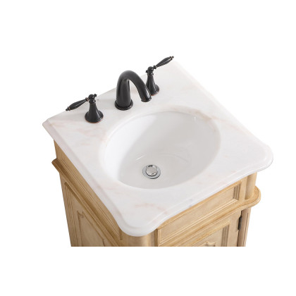 Elegant Bathroom Vanity - Antique Beige, L 19" (VF30419AB)