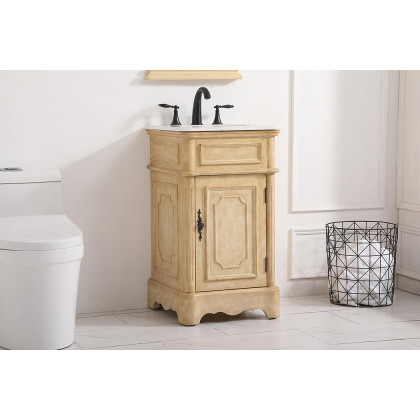 Elegant Bathroom Vanity - Antique Beige, L 19" (VF30419AB)
