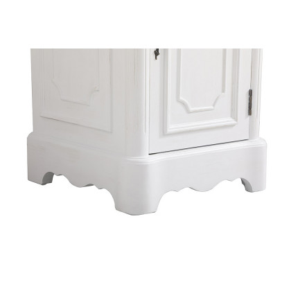 Elegant Bathroom Vanity - Antique White, L 19" (VF30419AW)