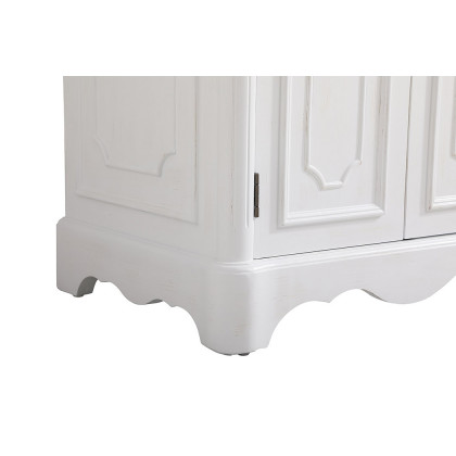 Elegant Bathroom Vanity - Antique White (VF30430AW)