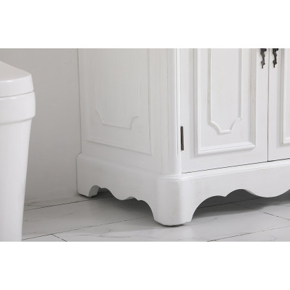 Elegant Bathroom Vanity - Antique White (VF30430AW)