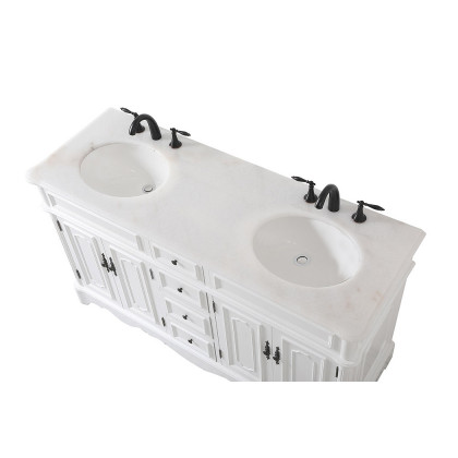Elegant Bathroom Vanity - Antique White (VF30460DAW)