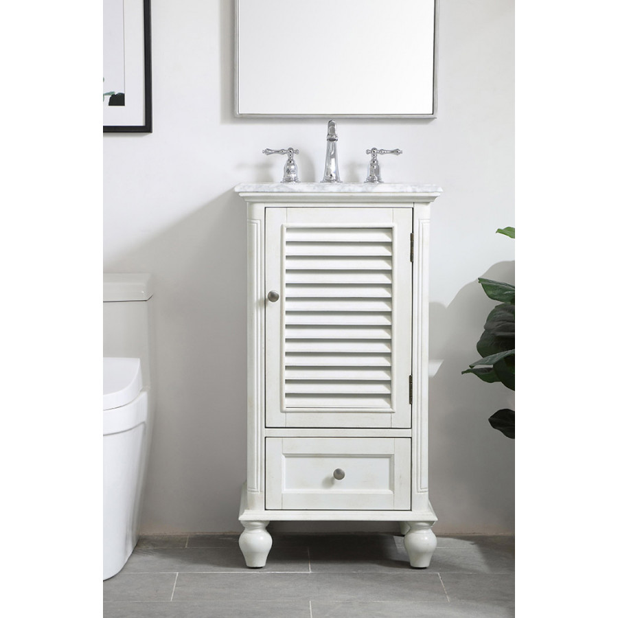 Elegant Bathroom Vanity - Antique White (VF30519AW)
