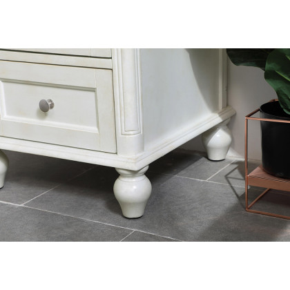 Elegant Bathroom Vanity - Antique White (VF30519AW)