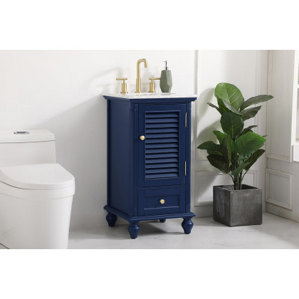 Elegant Bathroom Vanity - Blue (VF30519BL)