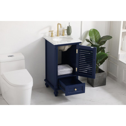 Elegant Bathroom Vanity - Blue (VF30519BL)