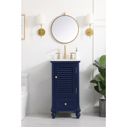 Elegant Bathroom Vanity - Blue (VF30519BL)