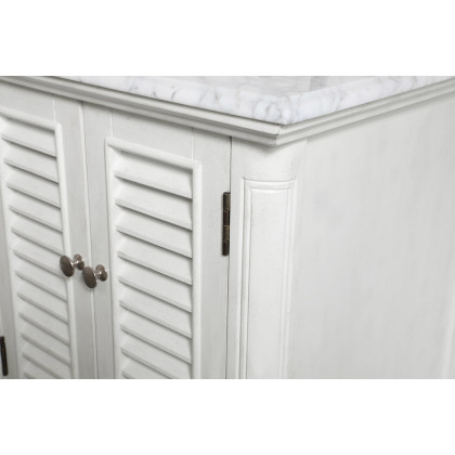 Elegant Bathroom Vanity - Antique White, L 24" (VF30524AW)