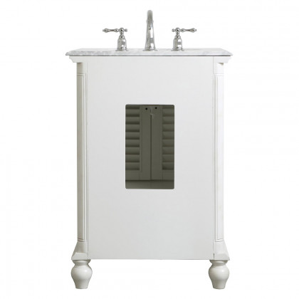 Elegant Bathroom Vanity - Antique White, L 24" (VF30524AW)