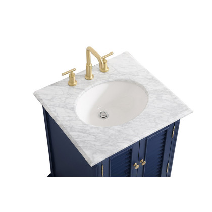 Elegant Bathroom Vanity - Blue, L 24" (VF30524BL)