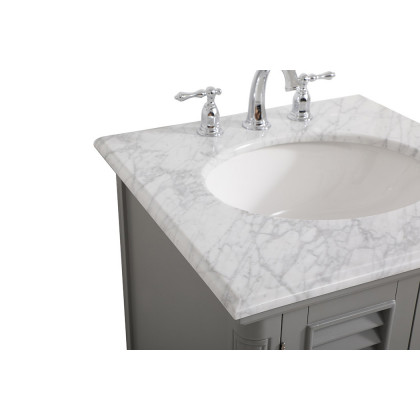 Elegant Bathroom Vanity - Gray, L 24" (VF30524GR)