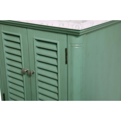 Elegant Bathroom Vanity - Vintage Mint, L 24" (VF30524VM)