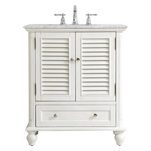Elegant Bathroom Vanity - Antique White, L 30" (VF30530AW)