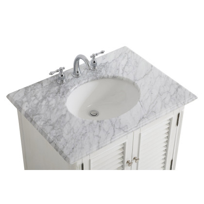 Elegant Bathroom Vanity - Antique White, L 30" (VF30530AW)