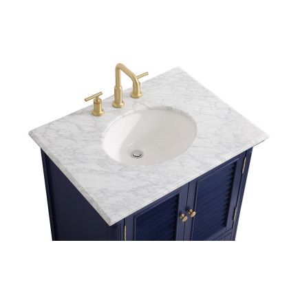 Elegant Bathroom Vanity - Blue, L 30" (VF30530BL)