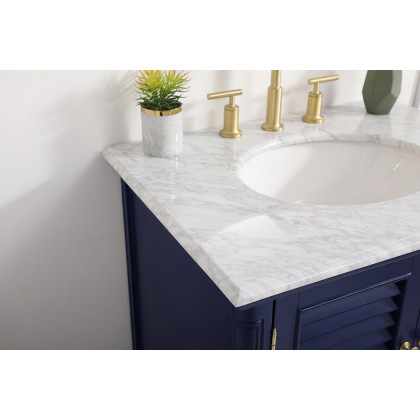 Elegant Bathroom Vanity - Blue, L 30" (VF30530BL)