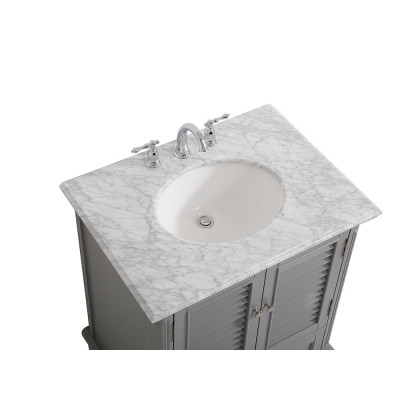Elegant Bathroom Vanity - Gray, L 30" (VF30530GR)