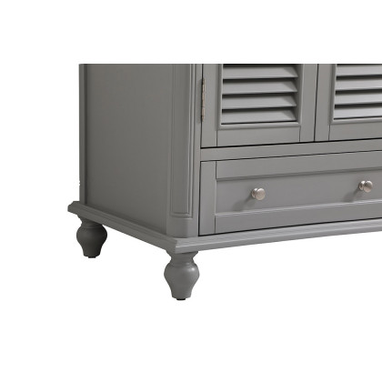 Elegant Bathroom Vanity - Gray, L 30" (VF30530GR)