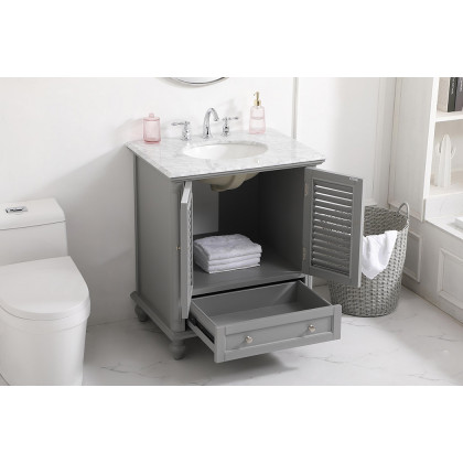 Elegant Bathroom Vanity - Gray, L 30" (VF30530GR)