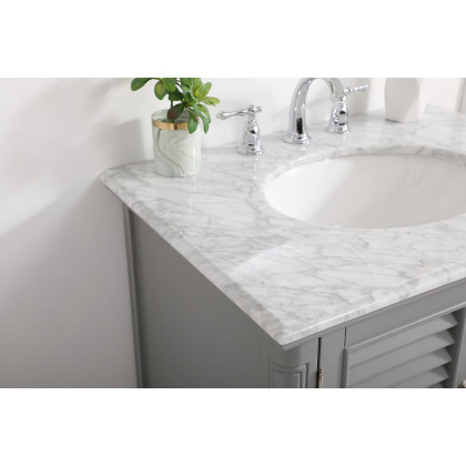 Elegant Bathroom Vanity - Gray, L 30" (VF30530GR)