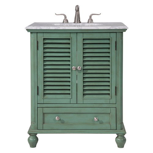 Elegant Bathroom Vanity - Vintage Mint, L 30" (VF30530VM)