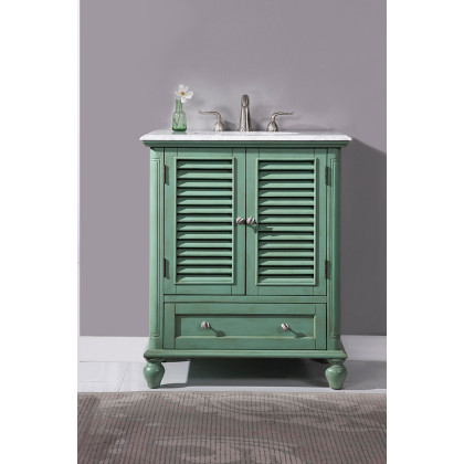 Elegant Bathroom Vanity - Vintage Mint, L 30" (VF30530VM)