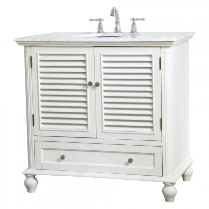Elegant Bathroom Vanity - Antique White, L 36" (VF30536AW)