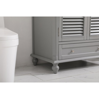 Elegant Bathroom Vanity - Gray, L 36" (VF30536GR)