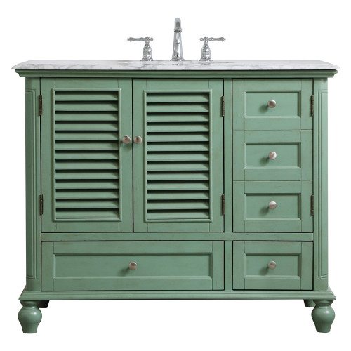 Elegant Bathroom Vanity - Vintage Mint (VF30542VM)