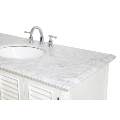 Elegant Bathroom Vanity - Antique White (VF30548AW)