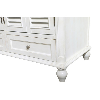 Elegant Bathroom Vanity - Antique White (VF30548AW)