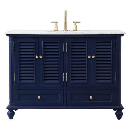 Elegant Bathroom Vanity - Blue (VF30548BL)