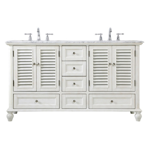 Elegant Bathroom Vanity - Antique White (VF30560DAW)