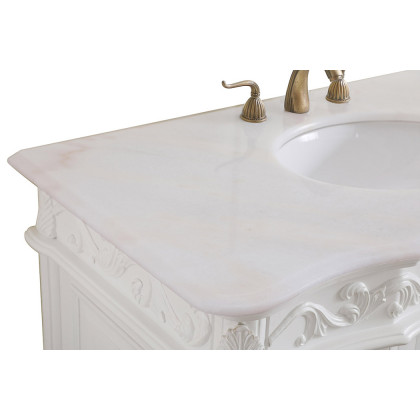 Elegant Bathroom Vanity - Antique White, L 42" (VF38842AW)