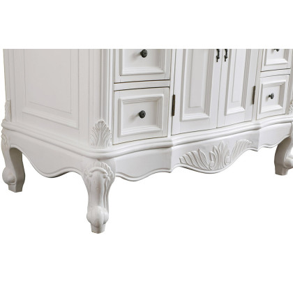 Elegant Bathroom Vanity - Antique White, L 42" (VF38842AW)