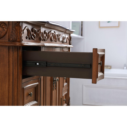 Elegant Bathroom Vanity - Teak, L 48" (VF38848TK)