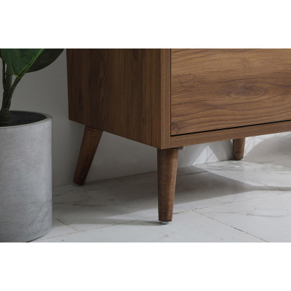 Elegant Bathroom Vanity - Walnut Brown, L 24" (VF41024WB)