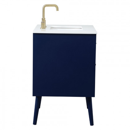 Elegant Bathroom Vanity - Blue (VF41030MBL)