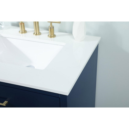Elegant Bathroom Vanity - Blue (VF41030MBL)