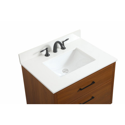 Elegant Bathroom Vanity - Teak (VF41030MTK-BS)
